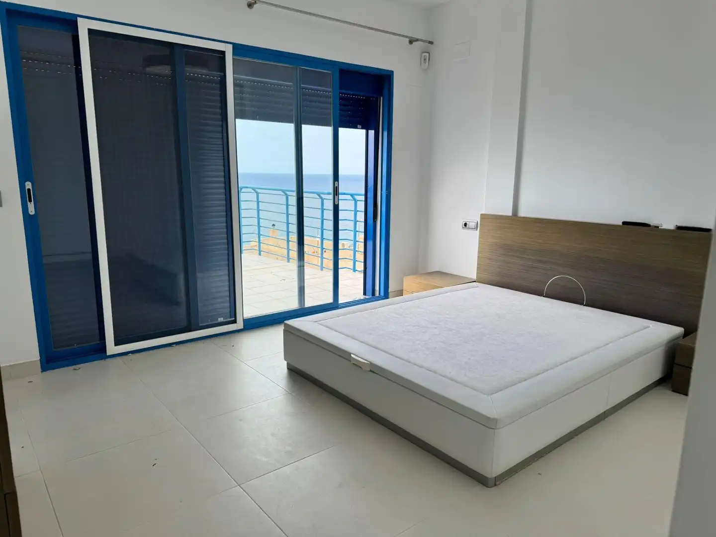 Schlafzimmer von Einfamilien-Reihenhaus zur Miete in Villajoyosa / La Vila Joiosa mit Klimaanlage, Privatgarten und Terrasse
