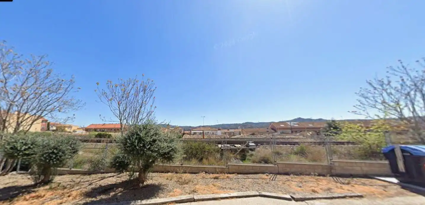 Vista exterior de Casa adosada en venta en María de Huerva con Terraza