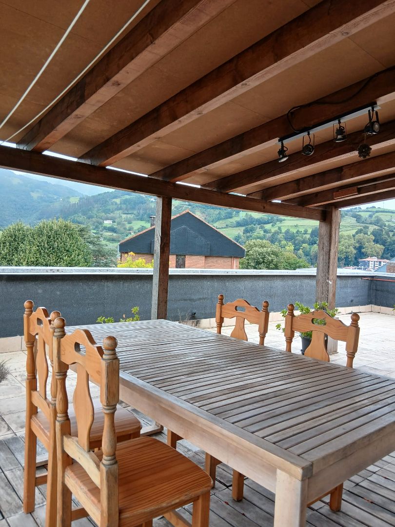 Terrasse von Dachboden zum verkauf in Tolosa mit Heizung, Terrasse und Möbliert
