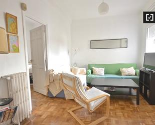 Bedroom of Flat to rent in  Madrid Capital  with Air Conditioner, Heating and Furnished