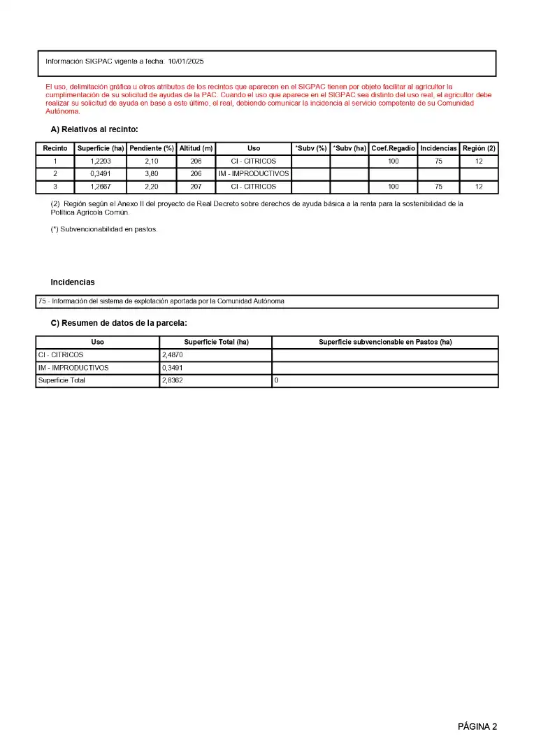 Terreny rústic en venda a CV-100 54, imagen 2
