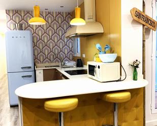 Kitchen of Flat to rent in  Valencia Capital  with Air Conditioner, Heating and Storage room