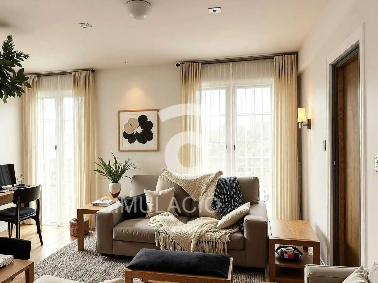 Living room of Flat for sale in Torelló  with Heating, Storage room and Balcony