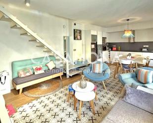 Sala d'estar de Apartament de lloguer en  Barcelona Capital amb Terrassa