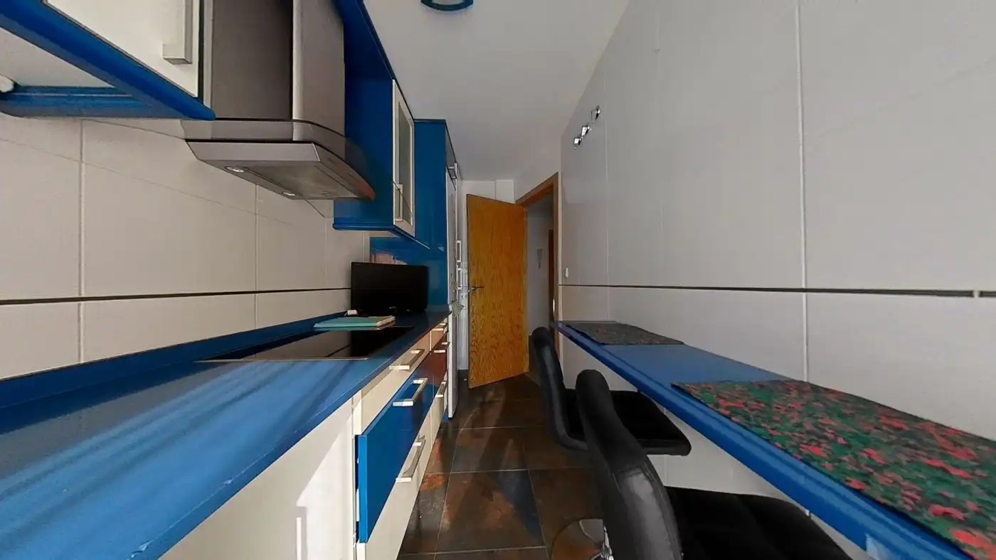 Cuina de Dúplex en venda en Corpa amb Aire condicionat, Calefacció i Jardí privat
