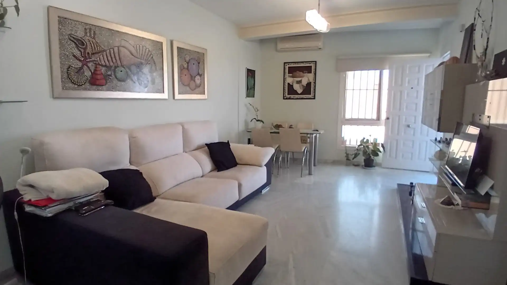 Sala de estar de Piso en venta en Níjar con Aire acondicionado, Terraza y Horno