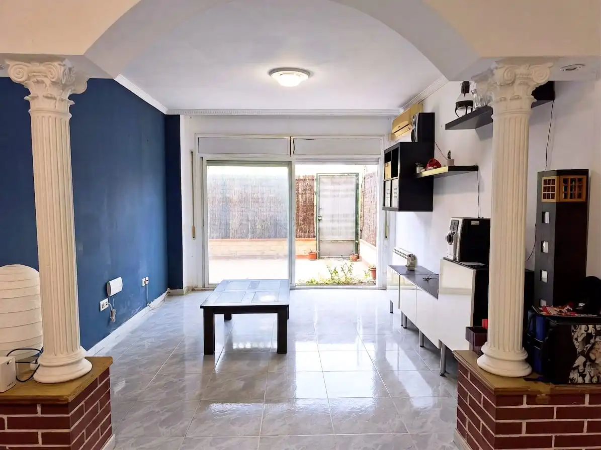Sala de estar de Piso en venta en Lloret de Mar con Calefacción, Jardín privado y Terraza