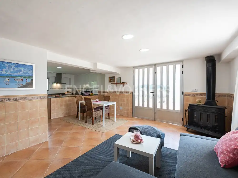 Sala d'estar de Casa o xalet en venda en Alberic amb Aire condicionat, Calefacció i Jardí privat