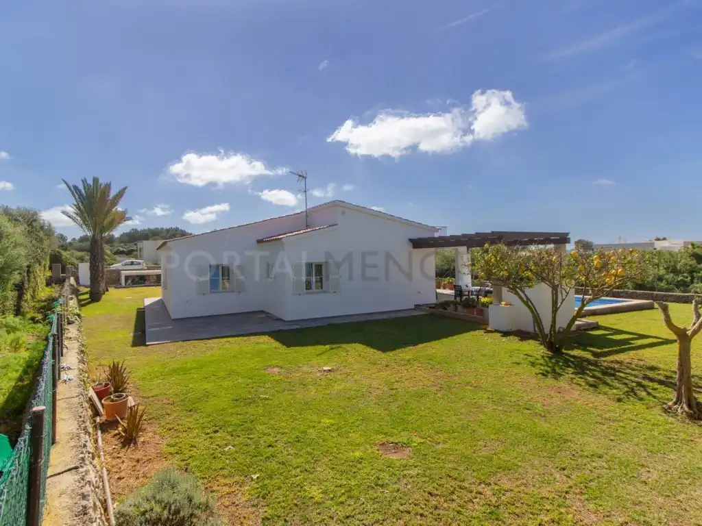 Exterior view of Houses for sale in Maó - Mahón  with Heating, Private garden and Terrace