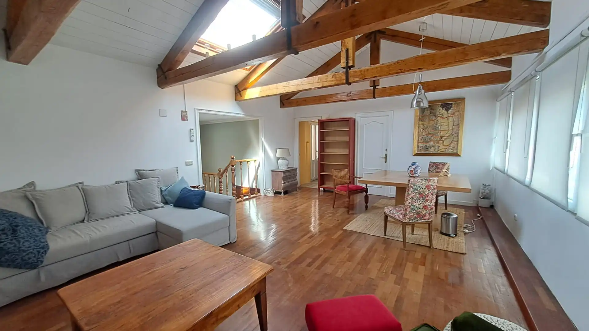 Living room of Flat for rent in Salamanca Capital  with Air Conditioner, Heating and Parquet flooring