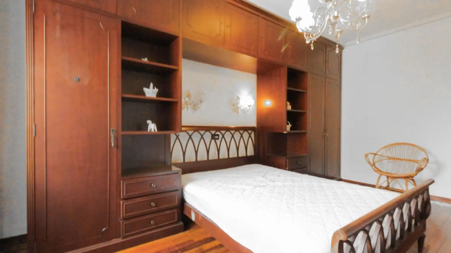 Bedroom of Flat for rent in Santander  with Heating, Parquet flooring and Furnished