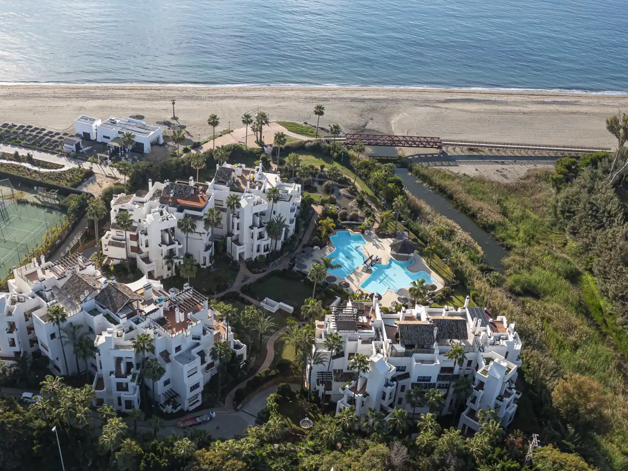 Exterior view of Duplexes for sale in Estepona  with Air Conditioner, Heating and Terrace