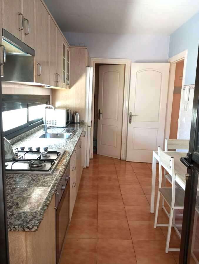 Kitchen of Flat for sale in Arrecife  with Terrace, Storage room and Furnished