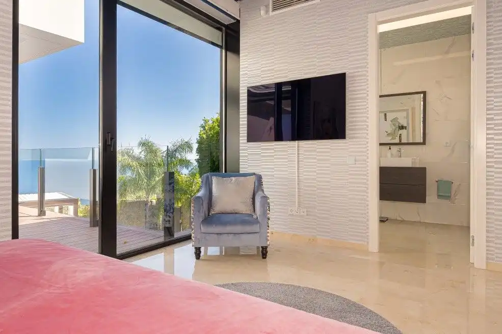 Sala de estar de Casa o chalet en venta en Altea con Aire acondicionado, Calefacción y Jardín privado