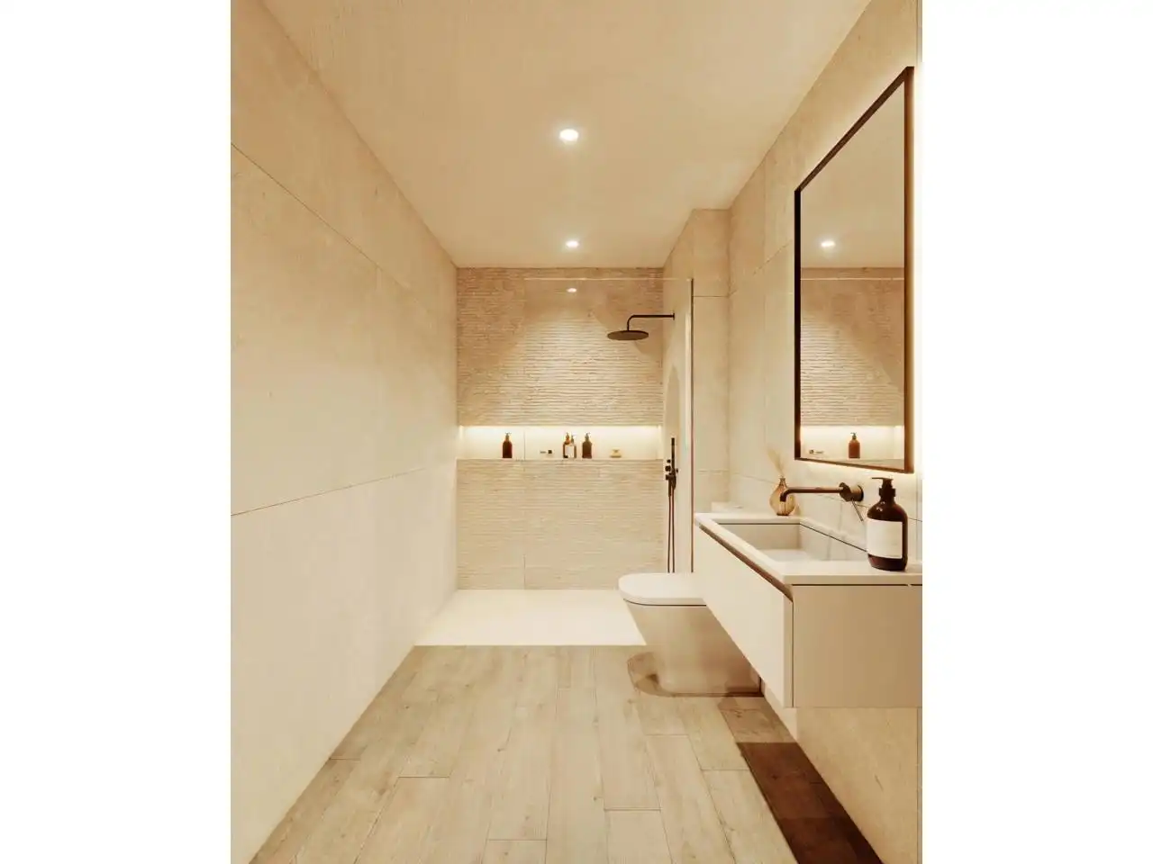 Badezimmer von Einfamilien-Reihenhaus zum Verkauf in Terrassa mit Heizung, Terrasse und Schwimmbad
