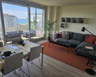 Living room of Apartment to rent in  Barcelona Capital  with Air Conditioner, Heating and Parquet flooring