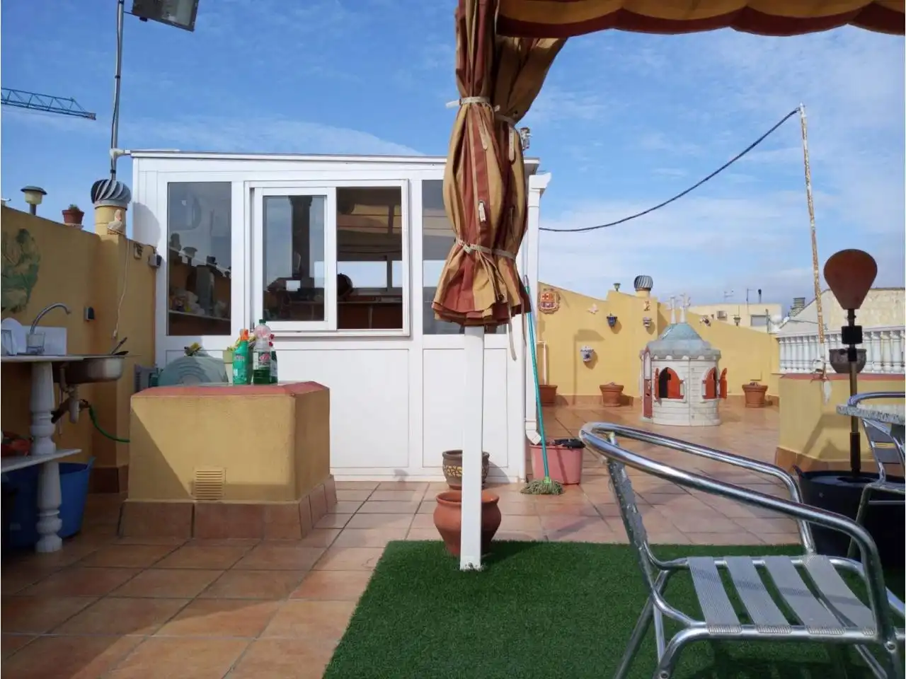 Terrassa de Casa o xalet en venda en El Ejido amb Aire condicionat, Parquet i Terrassa