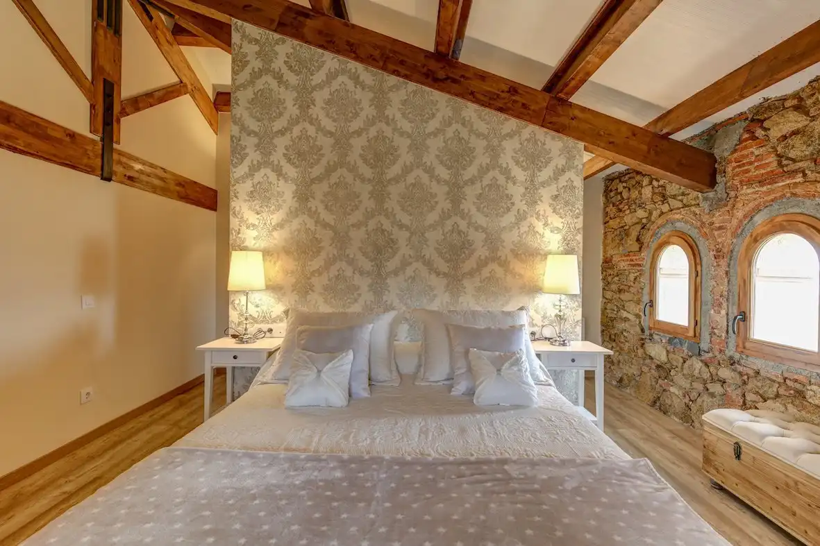 Schlafzimmer von Country house zum Verkauf in Llinars del Vallès mit Klimaanlage, Heizung und Abstellraum