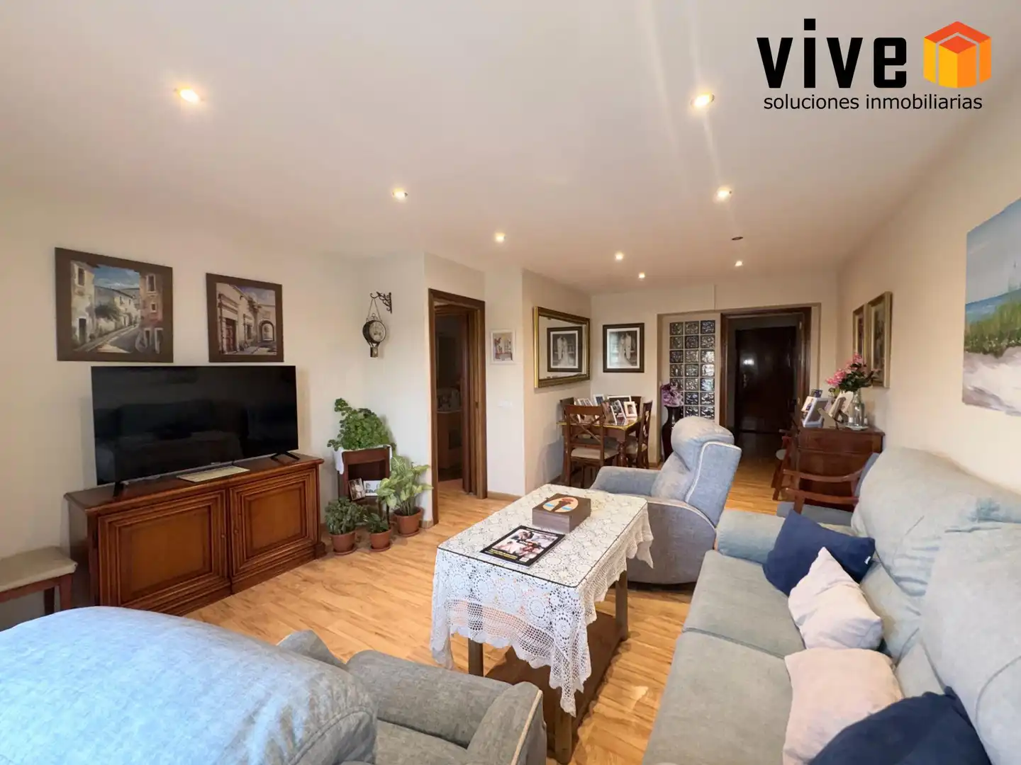 Sala de estar de Piso en venta en Sevilla con Calefacción y Terraza