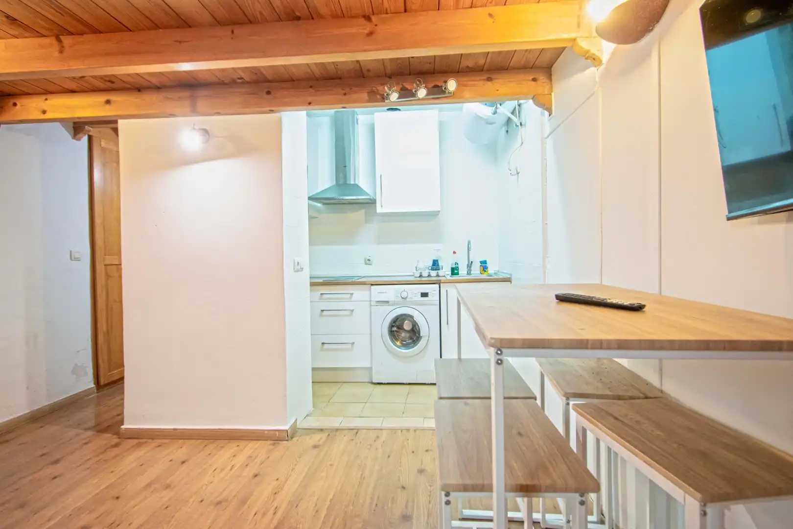 Cocina de Apartamento de alquiler en Sevilla con Aire acondicionado y Amueblado