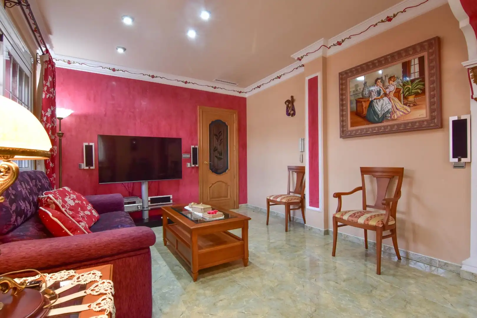 Sala de estar de Casa o chalet en venta en Canals con Aire acondicionado, Calefacción y Terraza