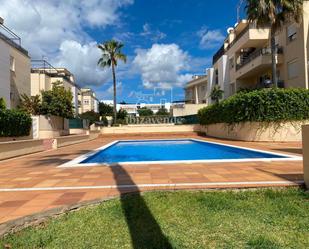 Swimming pool of Flat for sale in Eivissa  with Air Conditioner, Heating and Private garden