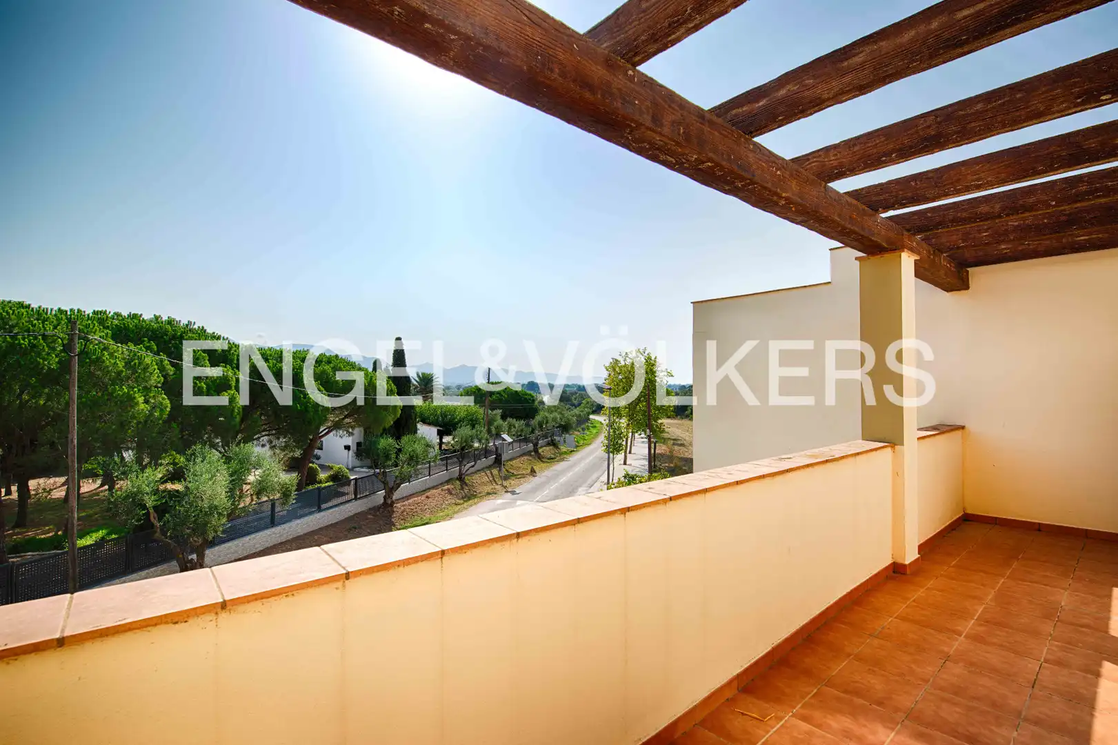 Terrace of Houses for sale in Pedret i Marzà  with Private garden, Terrace and Swimming Pool