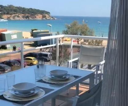 Terrace of Duplex to rent in Sant Feliu de Guíxols  with Air Conditioner and Community pool