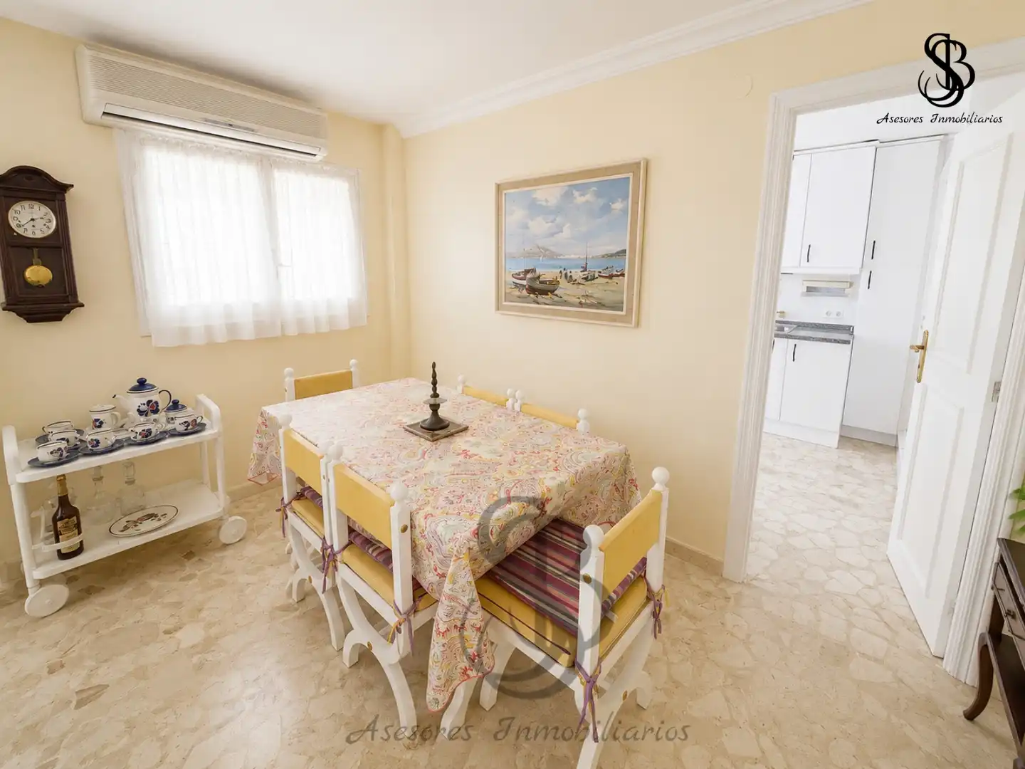 Esszimmer von Wohnungen zum Verkauf in Alicante / Alacant mit Klimaanlage, Heizung und Terrasse