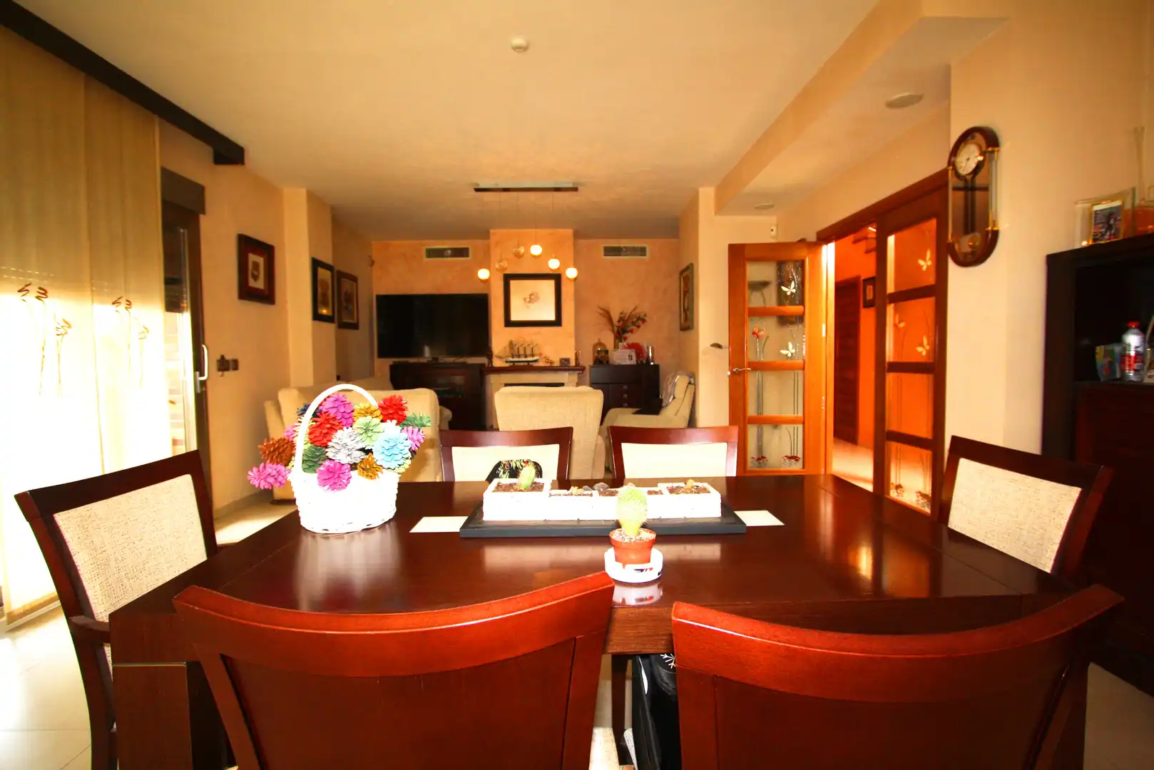 Dining room of Houses for sale in Albacete  with Air Conditioner, Heating and Private garden
