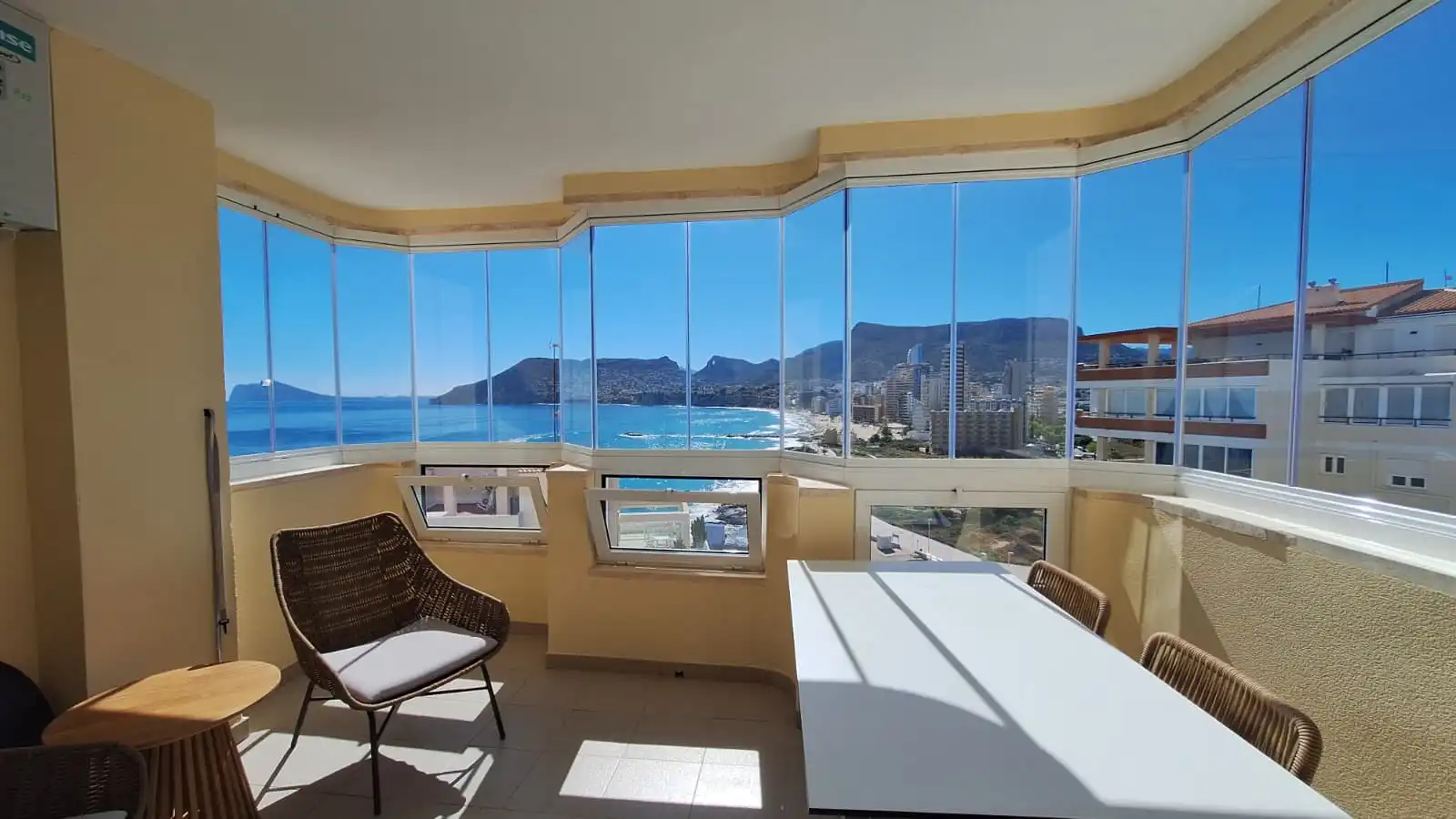 Bedroom of Apartments for sale in Calpe / Calp  with Air Conditioner, Terrace and Swimming Pool