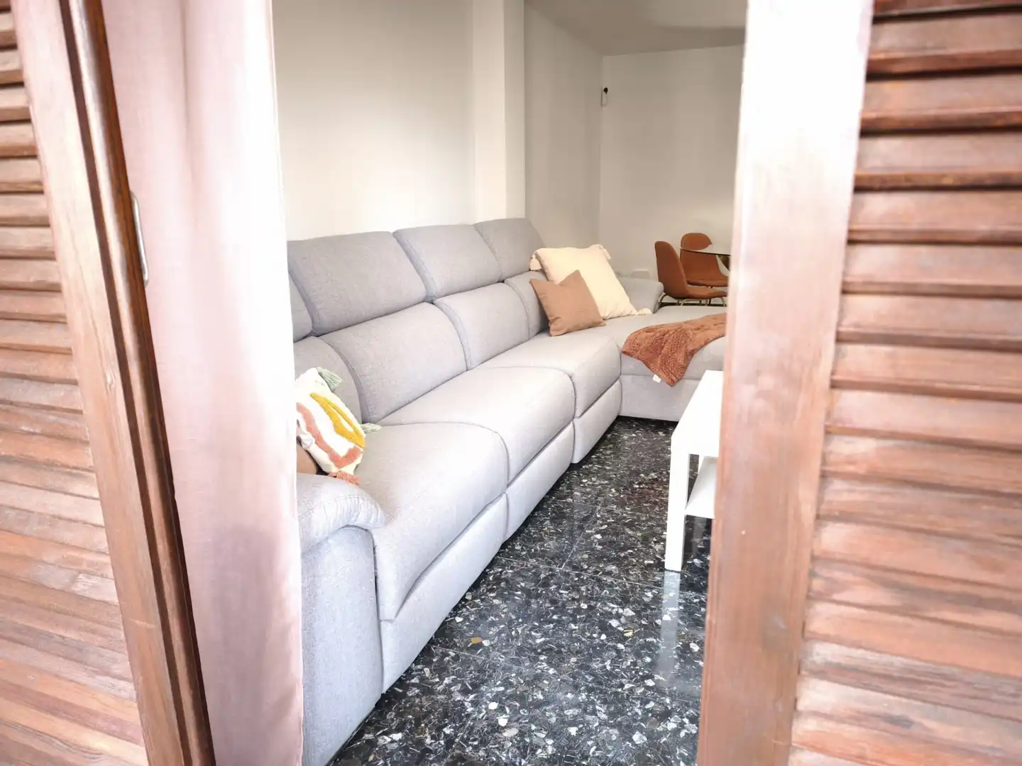 Wohnzimmer von Wohnung zur Miete in Valencia mit Klimaanlage, Möbliert und Balkon