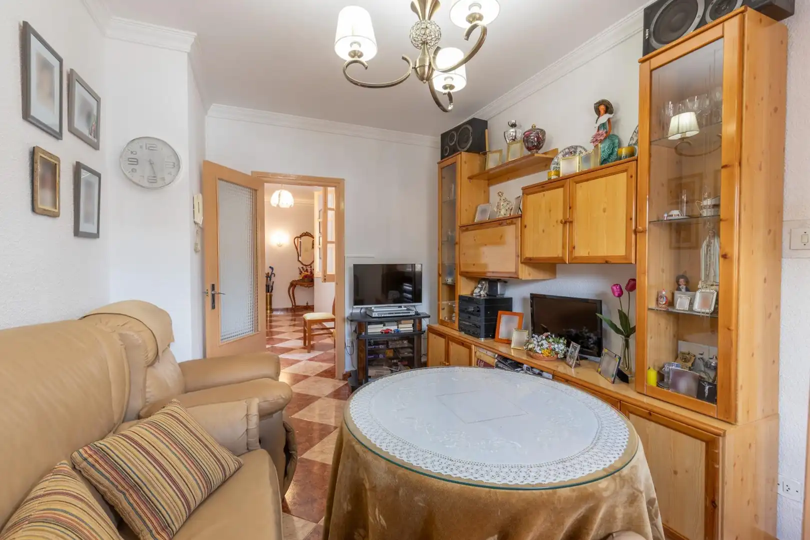 Sala d'estar de Àtic en venda en Granada