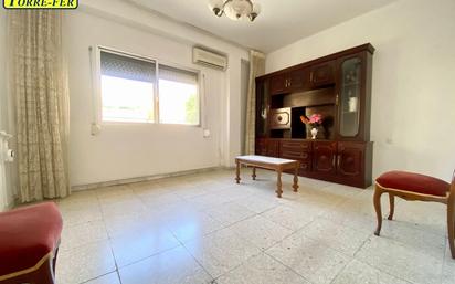 Living room of Flat for sale in  Almería Capital  with Air Conditioner