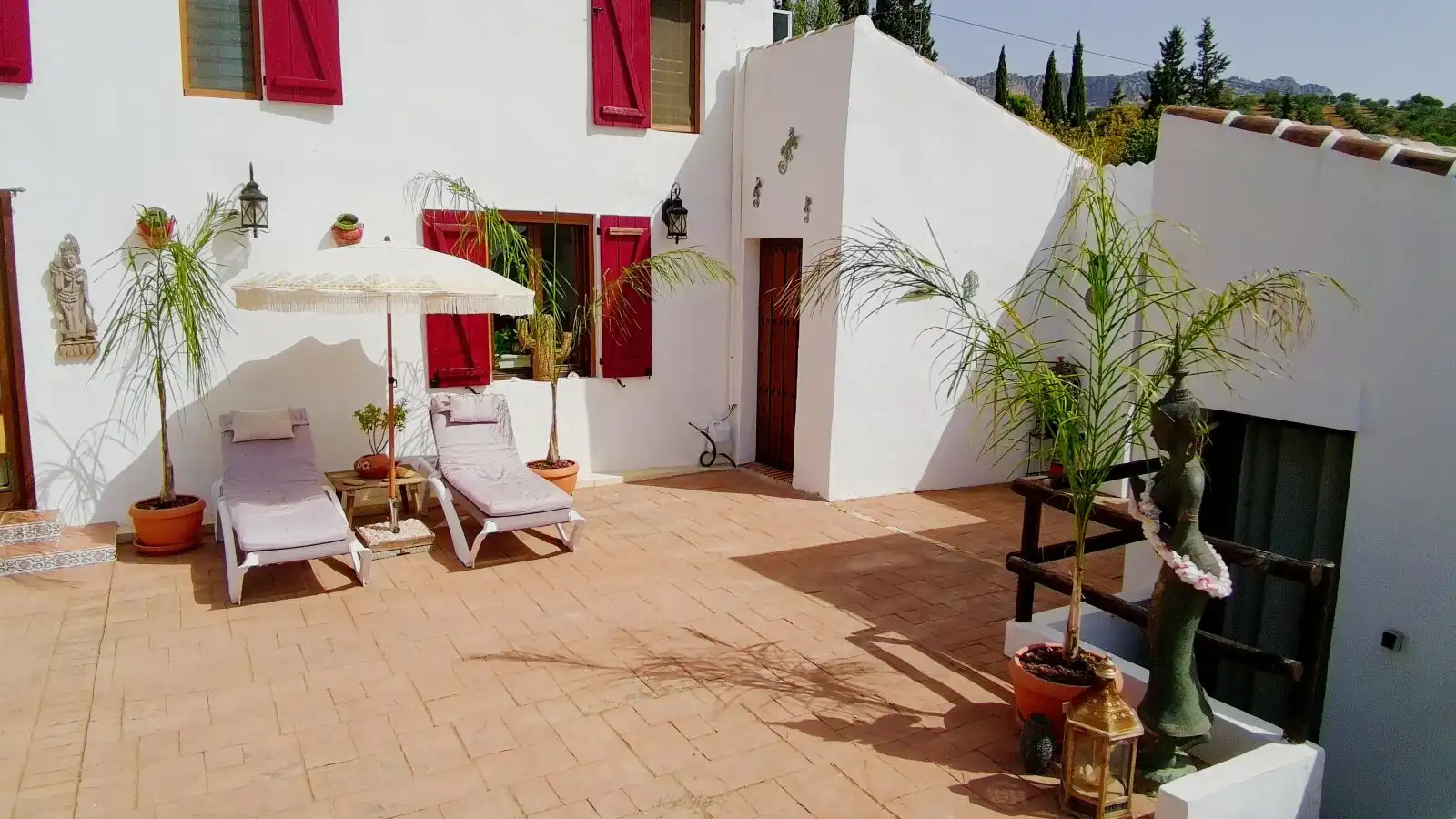 Terrace of Country homes for sale in Villanueva de la Concepción  with Air Conditioner, Heating and Private garden
