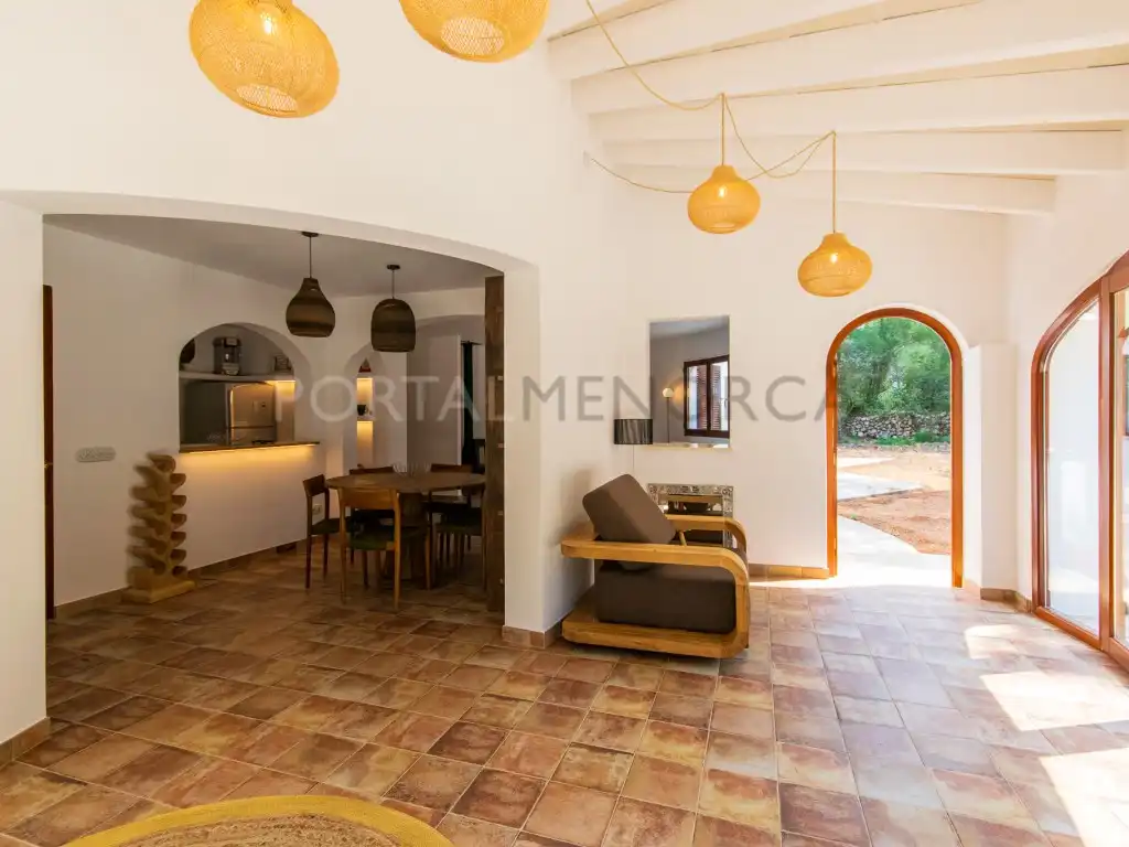 Vista exterior de Finca rústica en venta en Ferreries con Piscina
