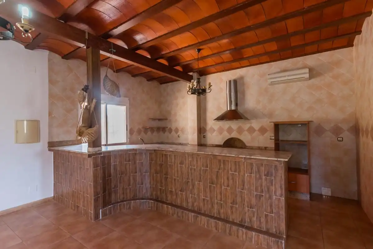 Cocina de Finca rústica en venta en Pliego con Calefacción, Jardín privado y Terraza