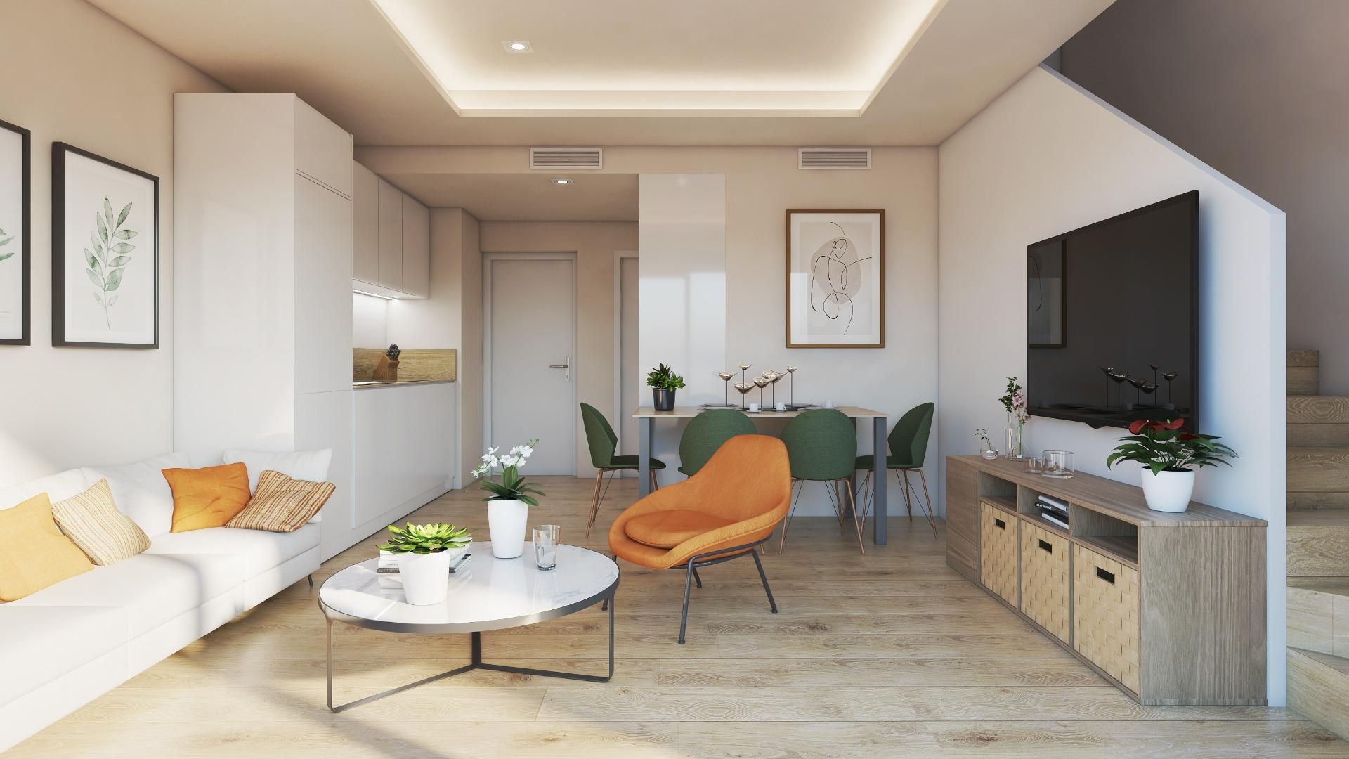 Living room of Attic for sale in Tarifa  with Air Conditioner, Terrace and Community pool