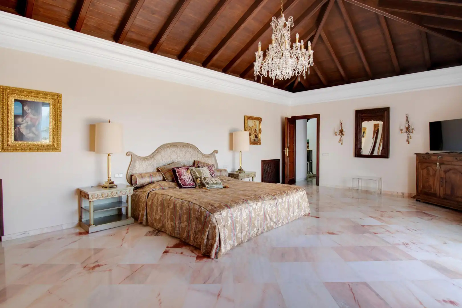 Bedroom of Houses for rent in Marbella  with Private garden, Terrace and Swimming Pool