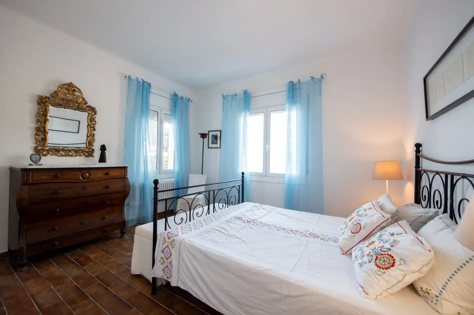 Dormitori de Casa o xalet de lloguer en Sant Feliu de Guíxols amb Calefacció, Jardí privat i Moblat