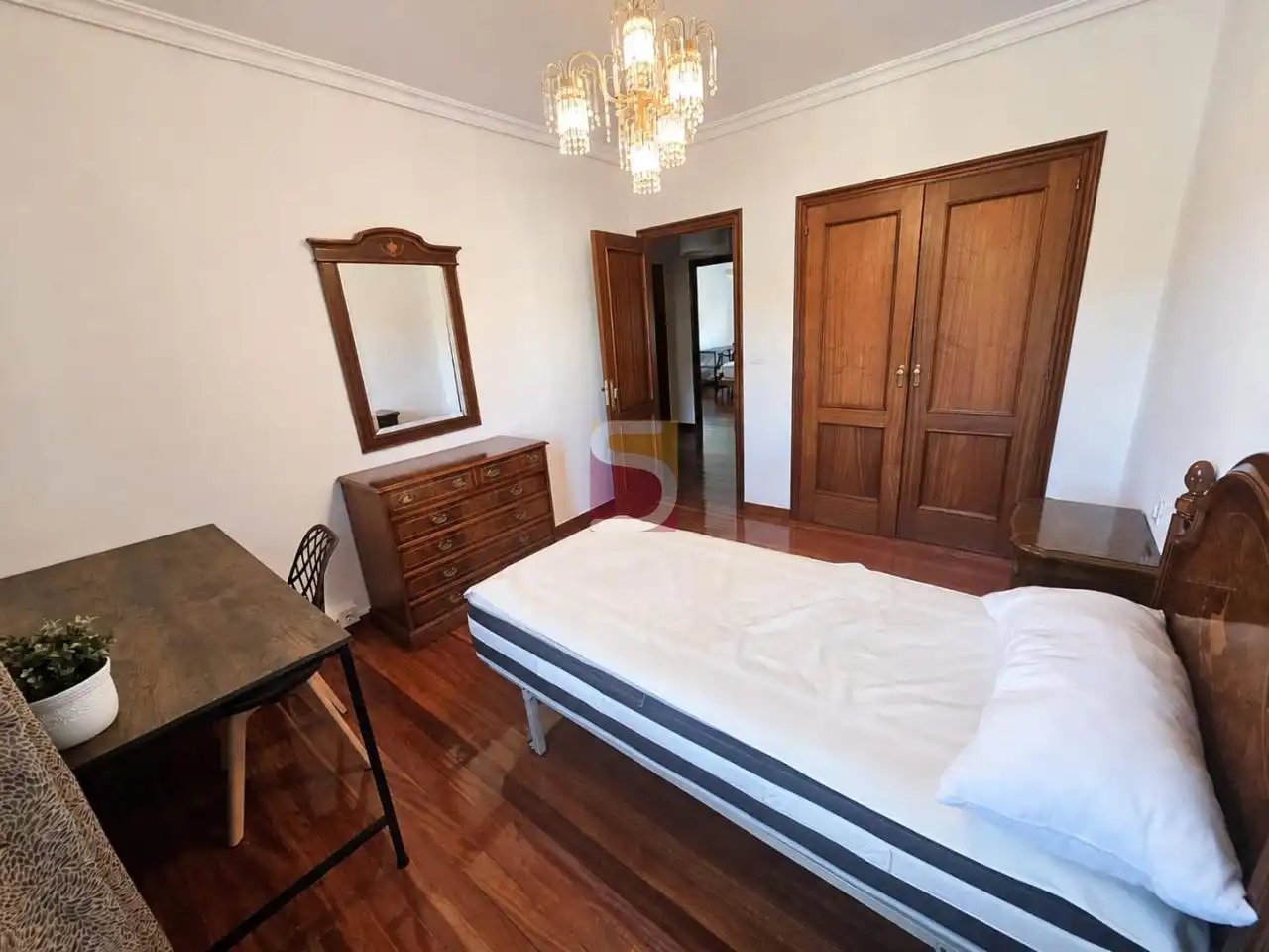 Bedroom of Flat for rent in Gondomar  with Heating, Furnished and Balcony