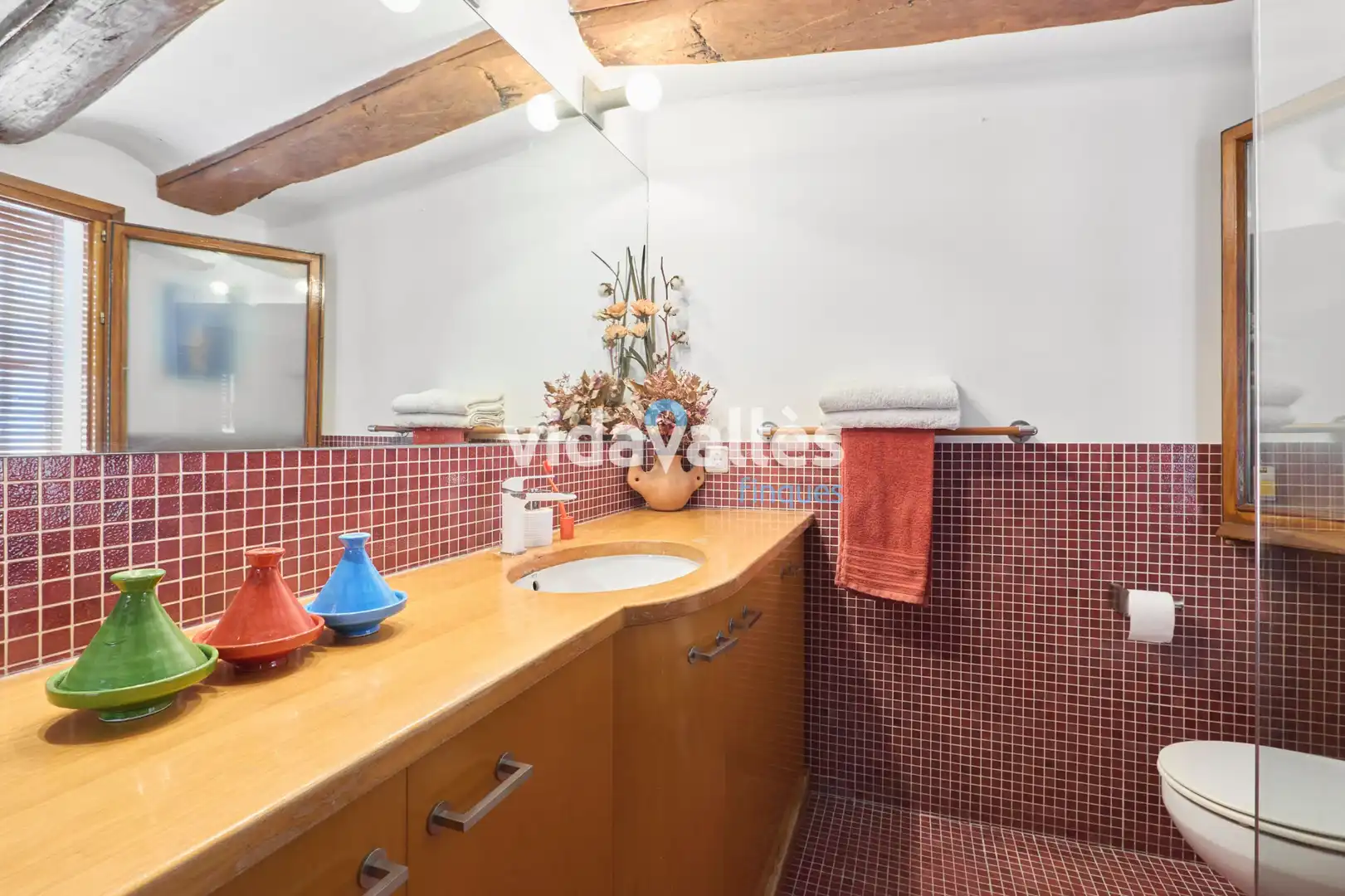 Baño de Ático en venta en Barcelona con Aire acondicionado, Calefacción y Parquet