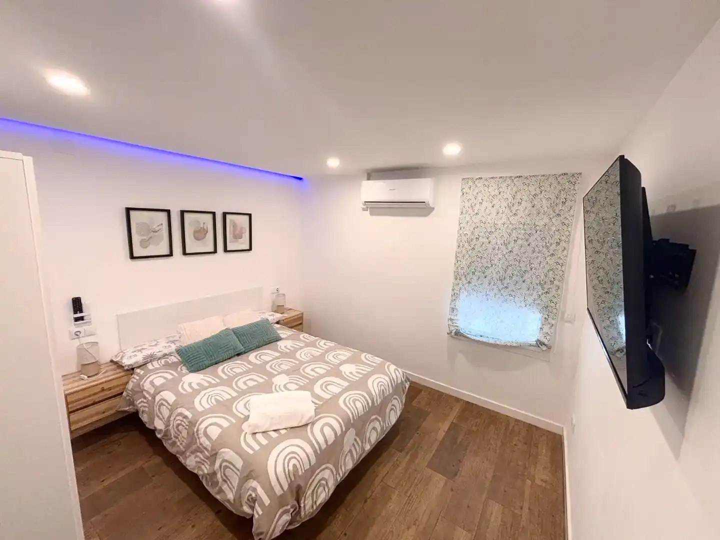 Schlafzimmer von Wohnung zur Miete in Vila-seca mit Klimaanlage und Balkon
