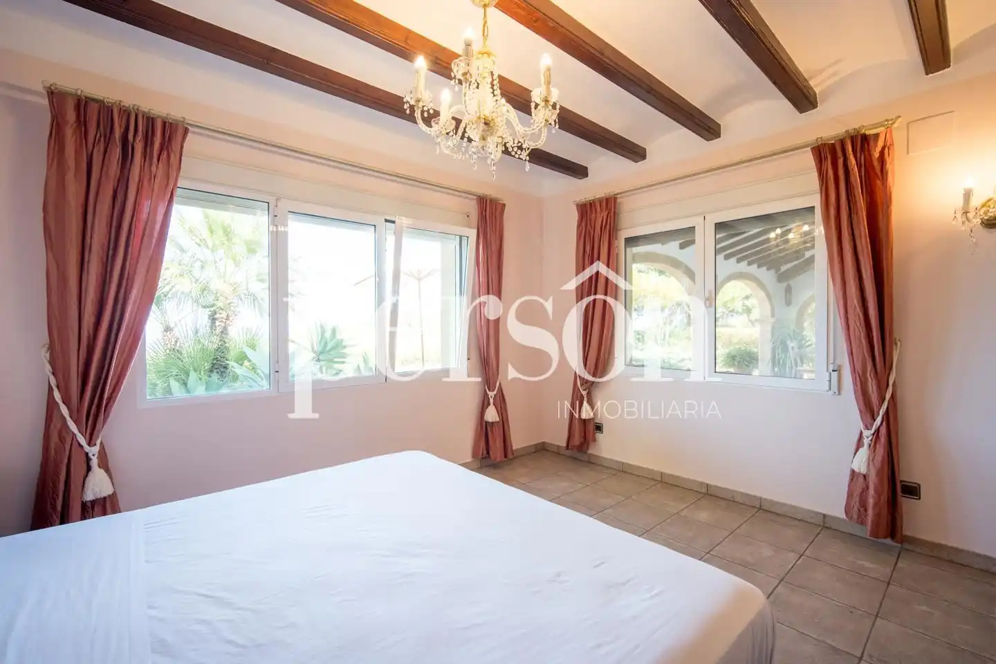Bedroom of Houses for sale in Jávea / Xàbia  with Air Conditioner, Heating and Private garden