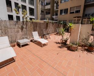 Terrassa de Apartament de lloguer en  Barcelona Capital amb Aire condicionat, Calefacció i Jardí privat