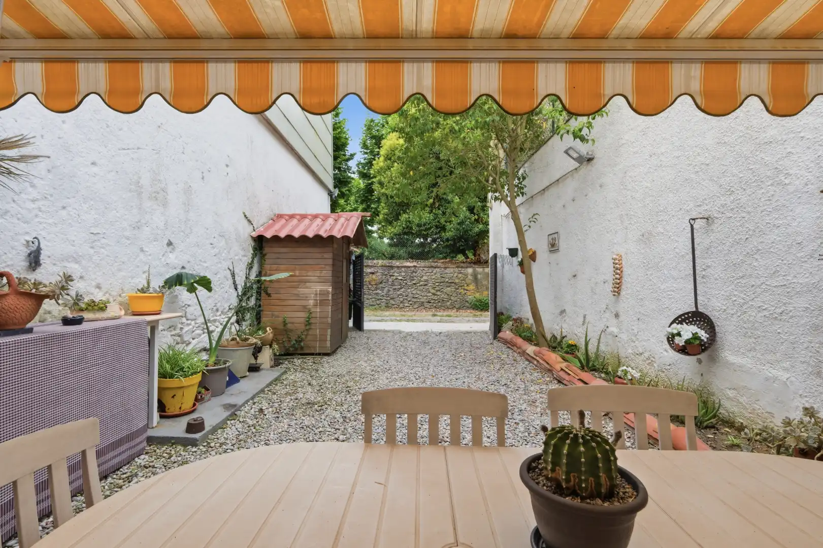 Terraza de Casa adosada en venta en Riudarenes con Aire acondicionado, Calefacción y Jardín privado