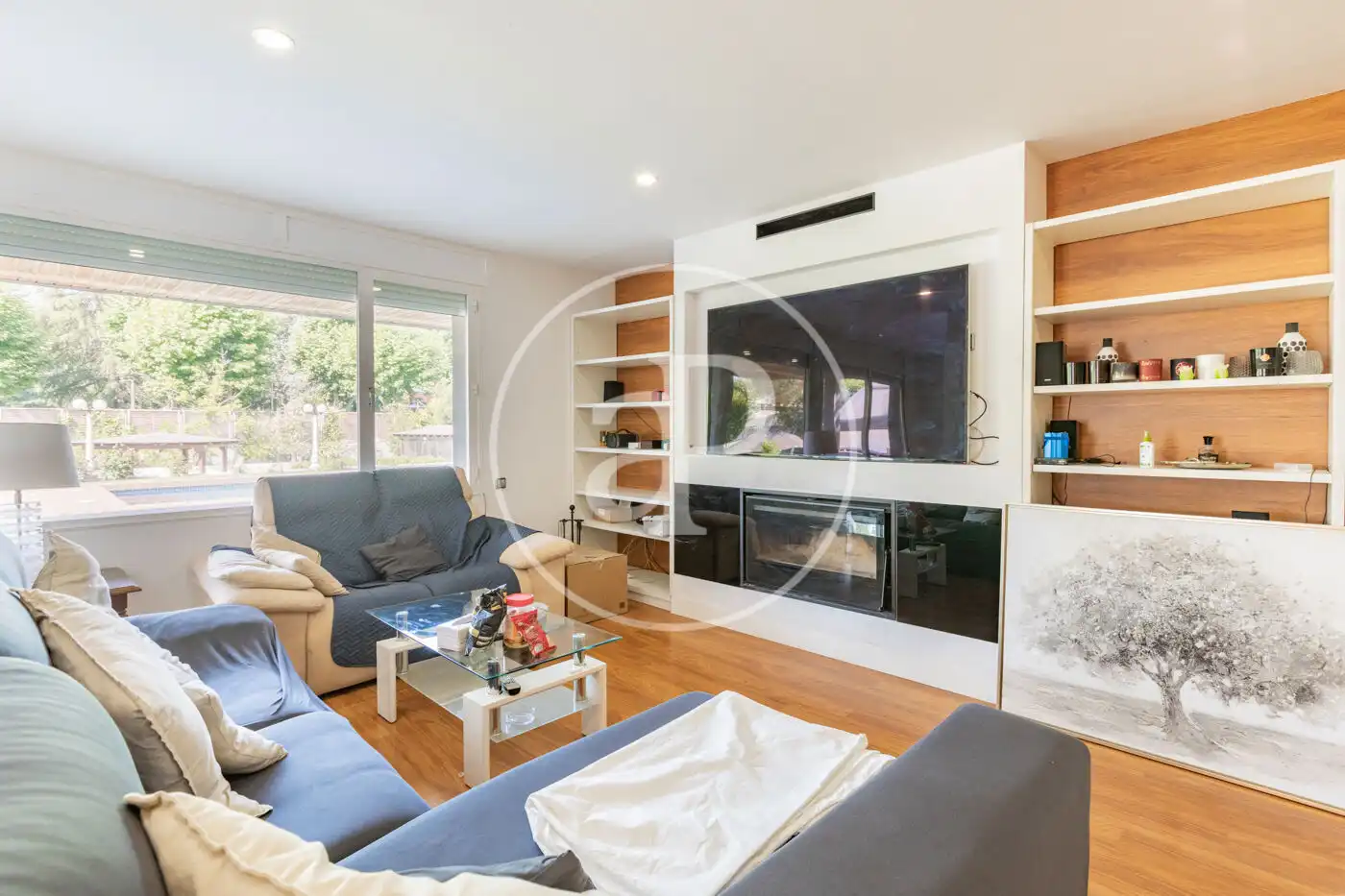 Sala de estar de Casa o chalet en venta en Fuente del Fresno con Aire acondicionado, Calefacción y Jardín privado