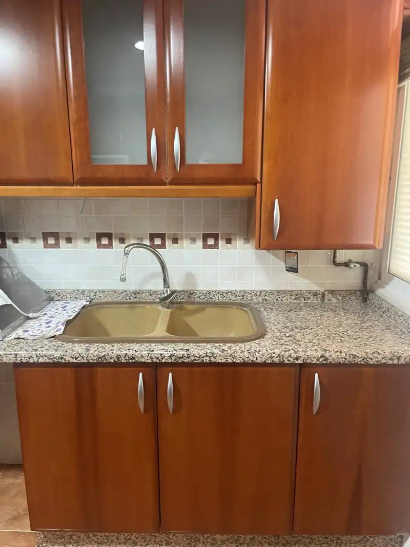 Kitchen of Flat for rent in Gandia  with Air Conditioner, Terrace and Furnished