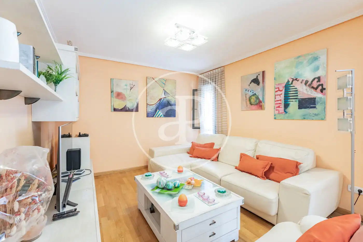 Sala de estar de Piso en venta en Madrid con Aire acondicionado, Calefacción y Jardín privado