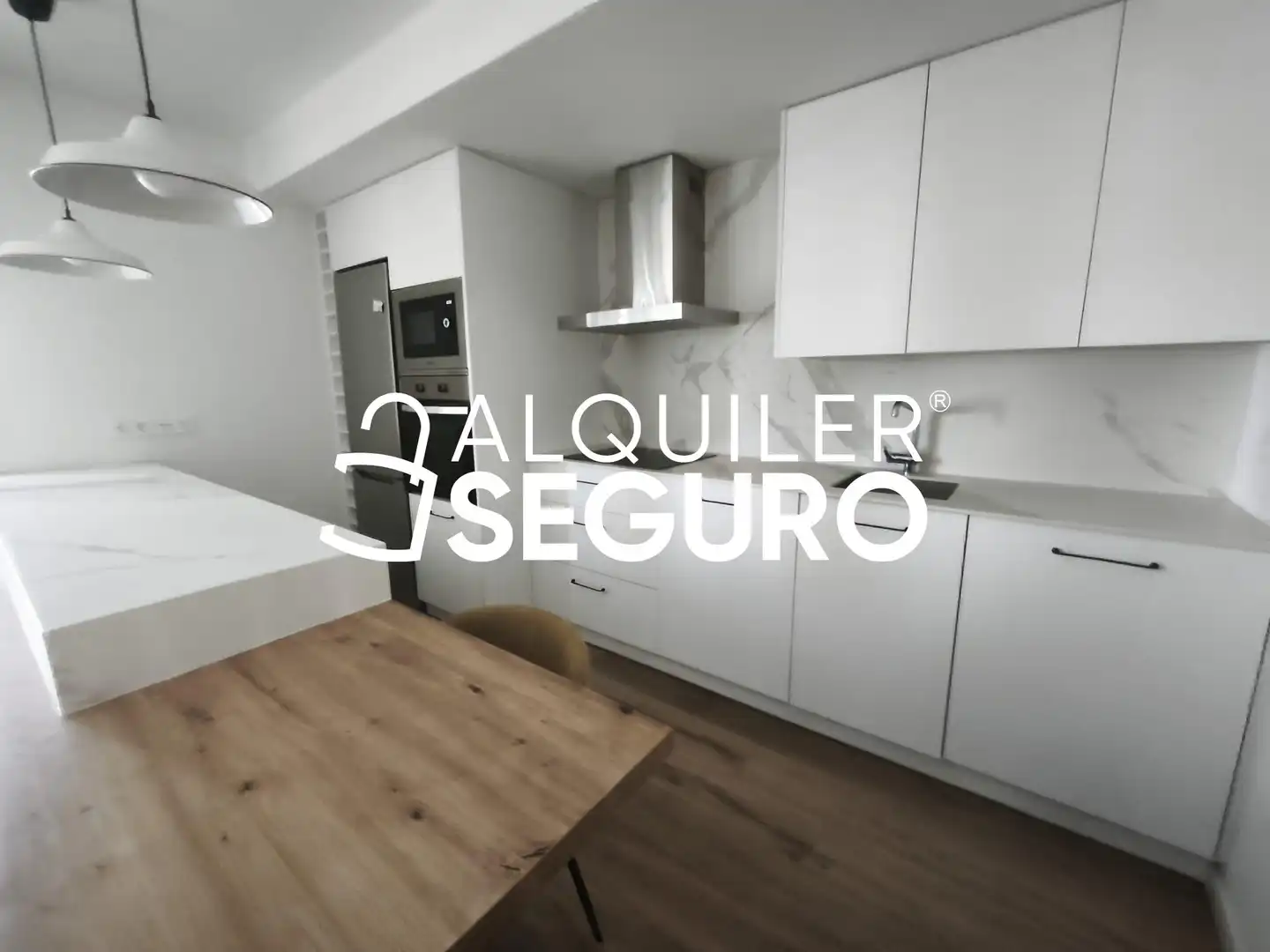 Kitchen of Flat for rent in Zaragoza  with Air Conditioner, Heating and Terrace